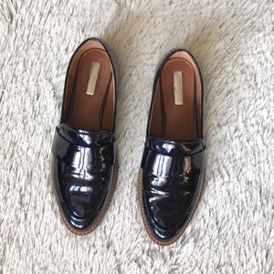Paten leather loafers